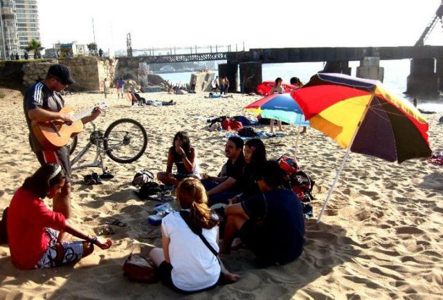 Worship with friends on the Beach